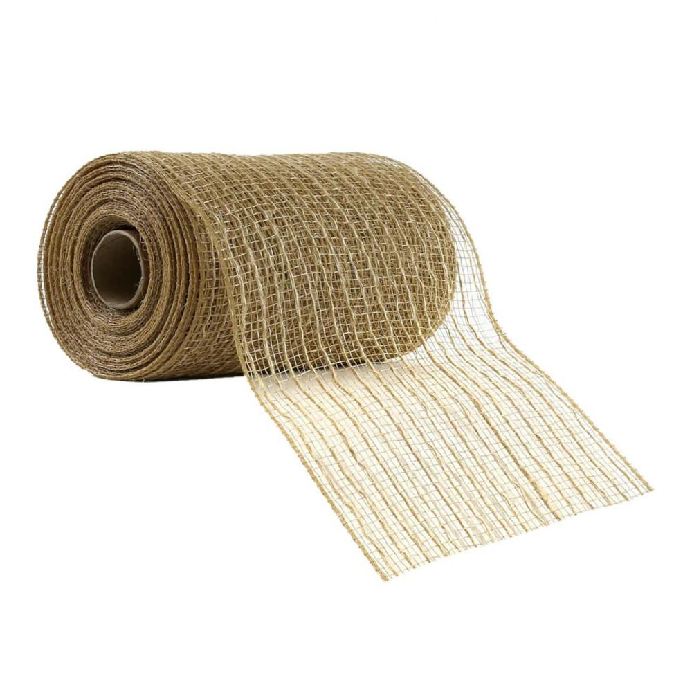 Decorative Ribbon | 12 Pack: 5.5″ Jute Mesh Ribbon Decorative Ribbon Decorative Ribbon