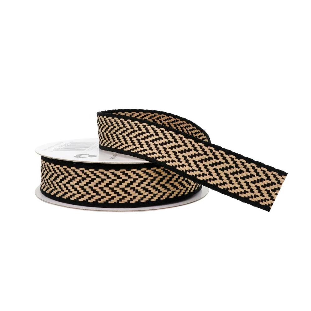 Decorative Ribbon | 12 Pack: 5/8″ x 7yd. Chevron Ribbon Decorative Ribbon Decorative Ribbon