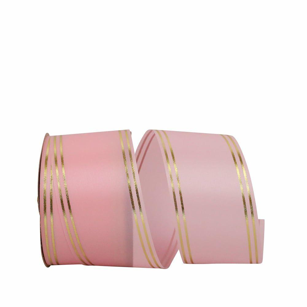 Decorative Ribbon | 2.5″ Quad Stripe Ribbon Pink Decorative Ribbon Decorative Ribbon