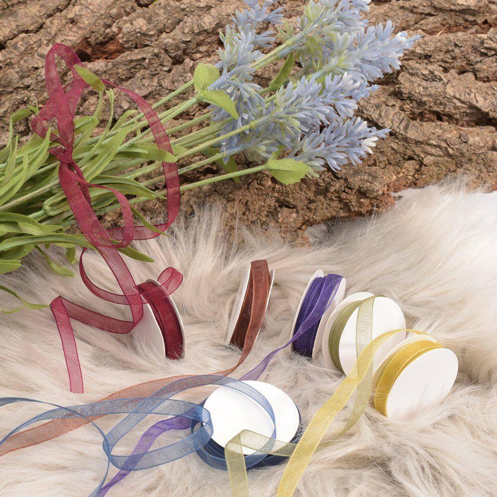 Decorative Ribbon | Organza Ribbon 6 Colors 6mmx2m Autumn Decorative Ribbon Decorative Ribbon