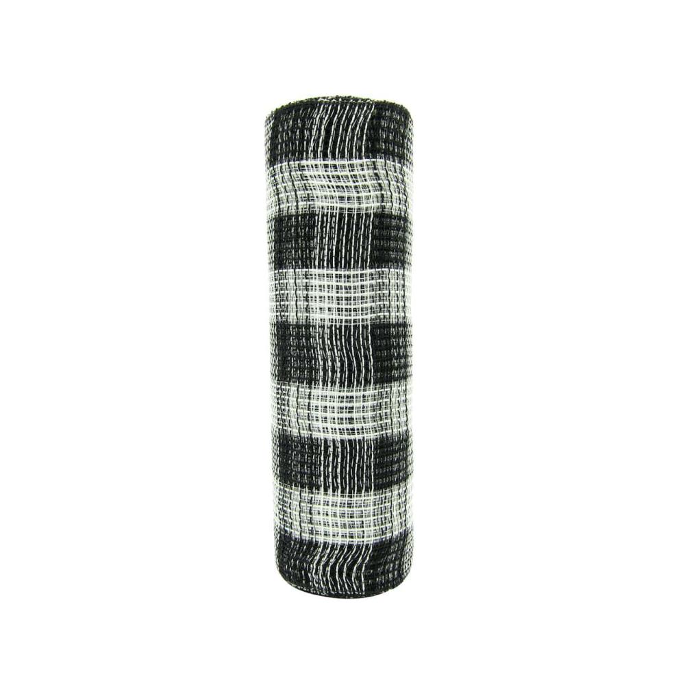 Mesh | Black & White Buffalo Check Mesh Mesh Mesh