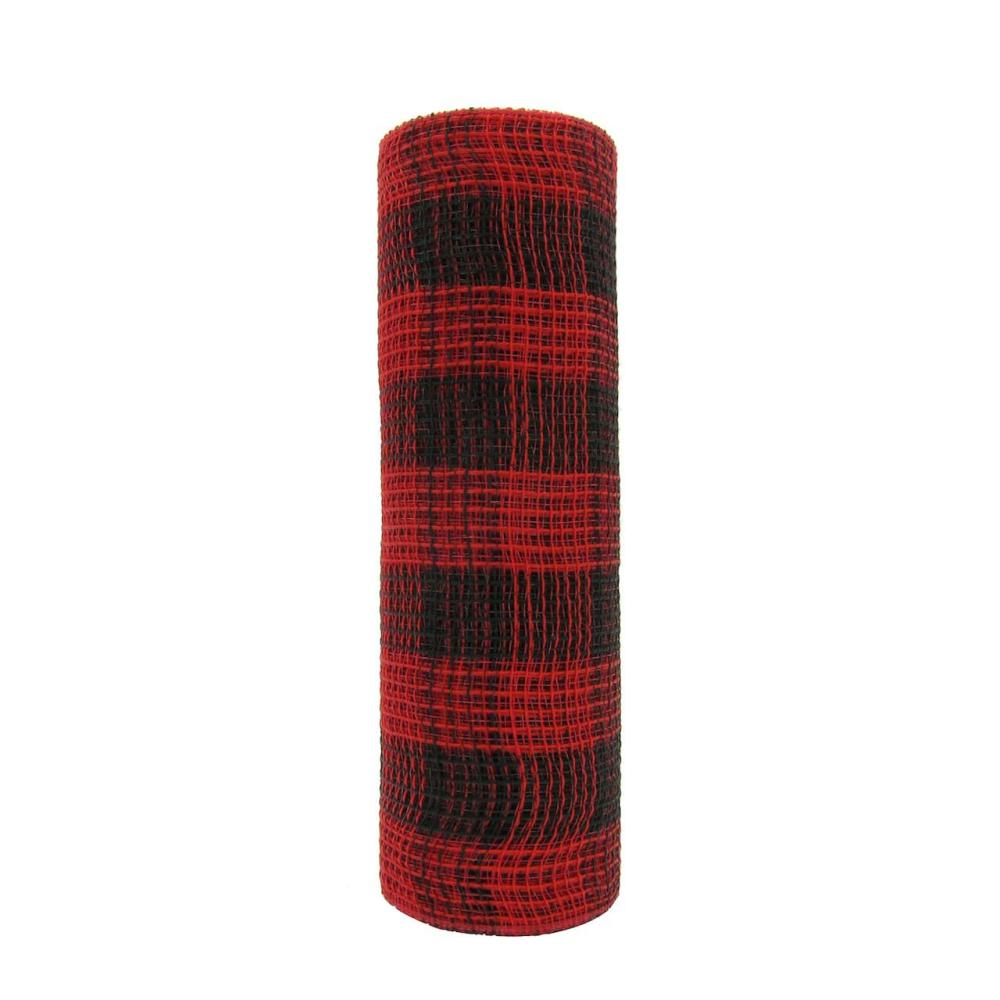 Mesh | Red & Black Buffalo Check Mesh Mesh Mesh