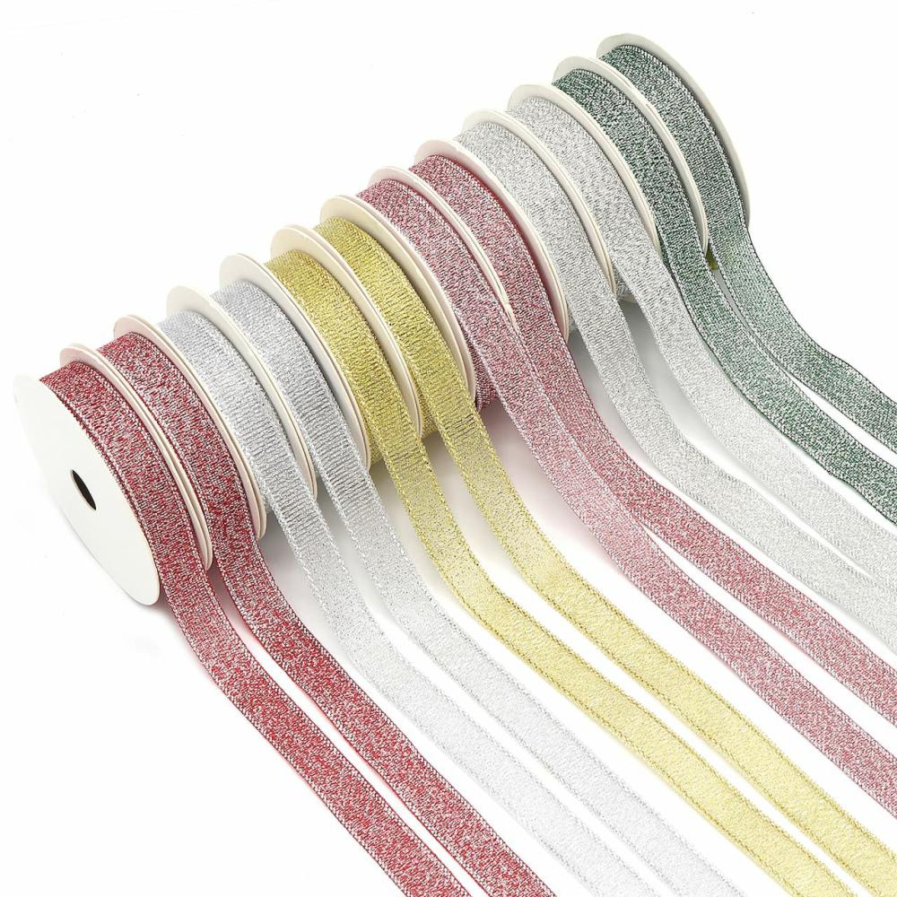 Value Pack Ribbon | 3/8″ x 3yd. Metallic Holiday Ribbon Pack, 12ct. Ribbon Value Pack Ribbon